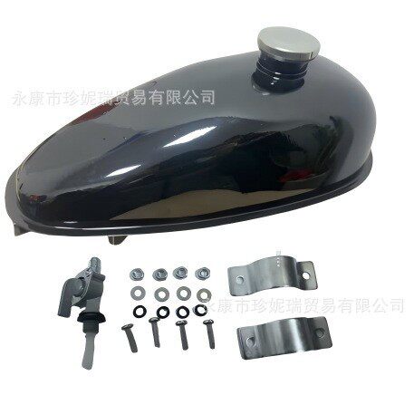 80CC摩托车配件49CC66CC80CC自行车汽油机4L升铁燃油箱油壶瓶