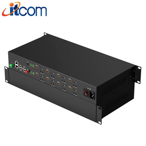 itcom8路HDMI视频光端机 8路HDMI+双向音频+RS232+USB+1路网络1对