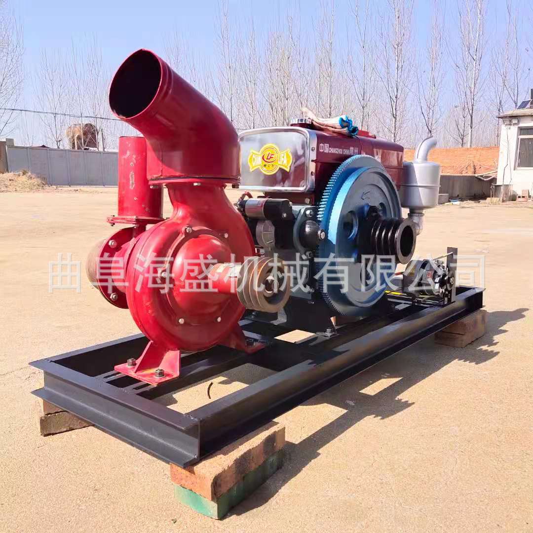 防汛排水柴油机抽水泵 6寸8寸10寸柴油抽水泵流量大动力足排污泵图片