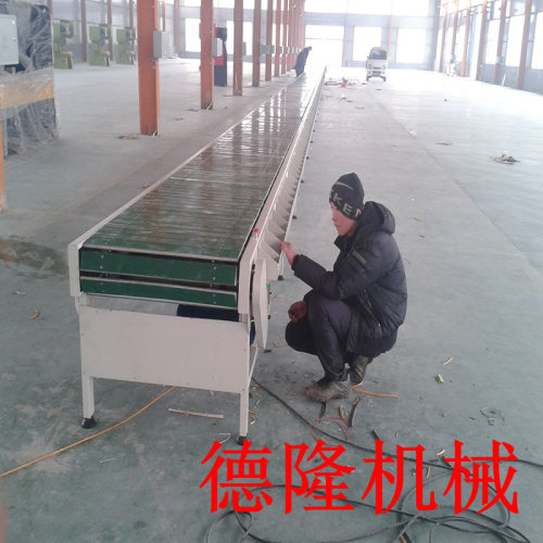 链板网带爬坡自动化输送机