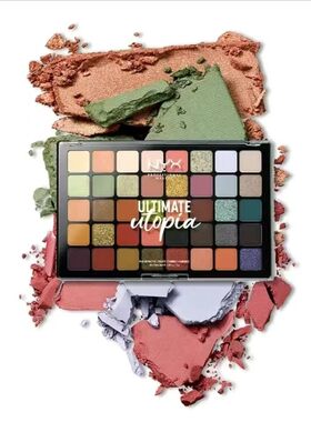 NYX40色逆色乌托邦眼影盘多色彩妆盘大地色防水持久不晕染新款
