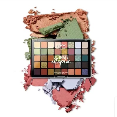 NYX40色逆色乌托邦眼影盘多色彩妆盘大地色防水持久不晕染新款