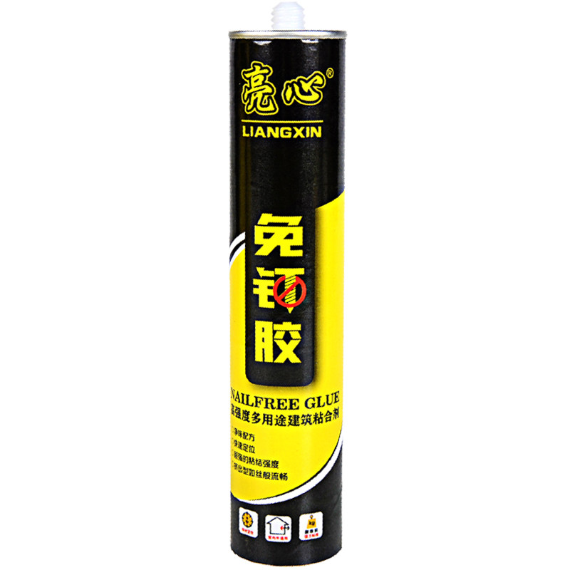 免钉胶强力胶墙面瓷砖免打孔专用胶强力快干比钉牢木工专用玻璃胶