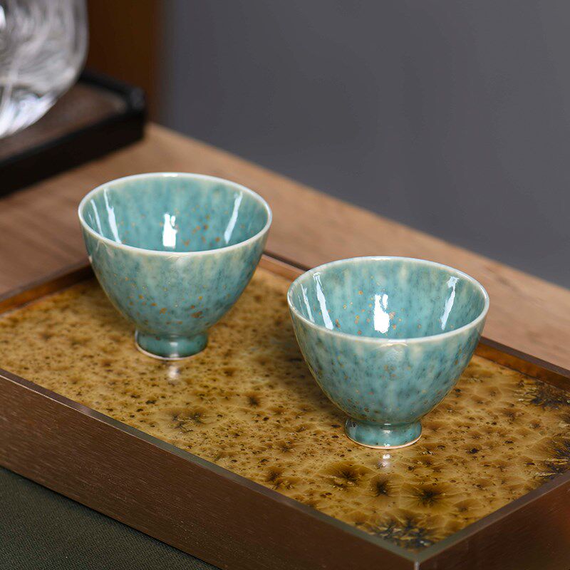 景德镇窑变主人杯天目釉茶盏纯手工陶瓷功夫茶具品茗杯个人杯单杯