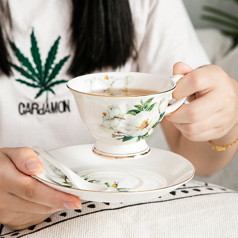欧式骨瓷咖啡杯套装英式下午茶茶具家用茶具套装个性创意陶瓷茶杯