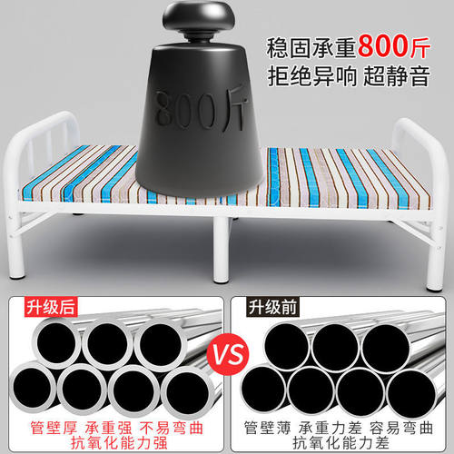 折叠床单人家用简易床办公室午休午睡床成人便携硬板陪护小床铁床