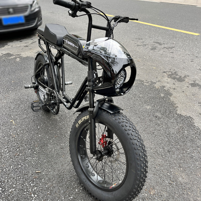 Super73电动自行车复古大灯罩前车罩73车头灯壳专用装饰改装配件