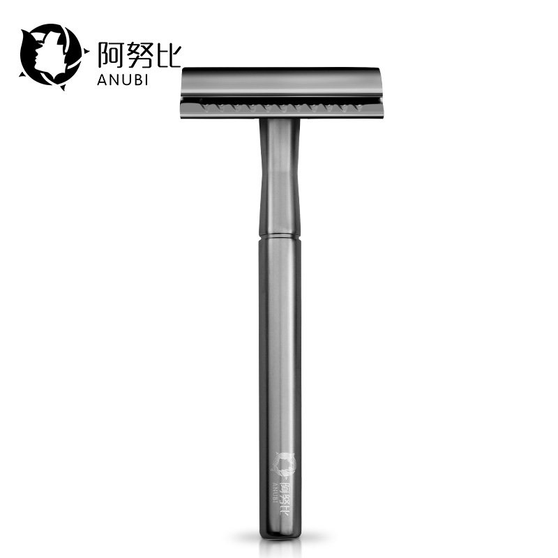 老式手动剃须刀刮胡刀吉五利层刀片头刮脸刀男士定制礼盒套装刻字