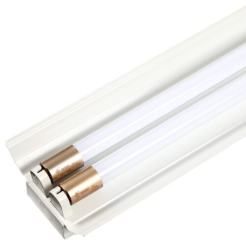 led灯管T8支架全套1.2米加厚高亮日光灯架双管带罩双管铁艺空架子