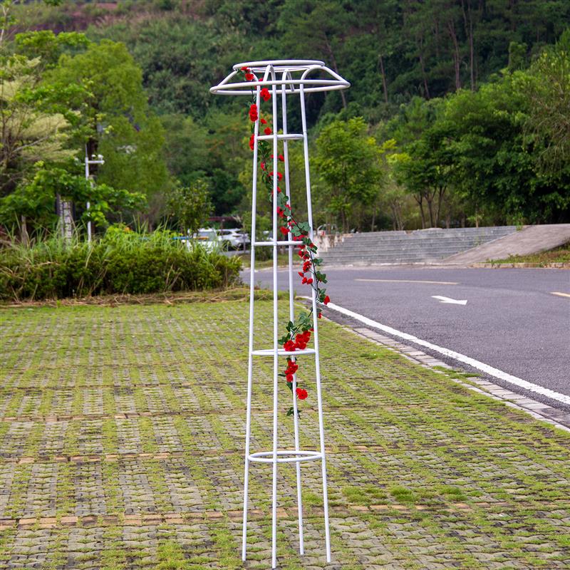 304不锈钢花架爬藤支架户外庭院花园伞型月季铁线莲蘑菇头攀爬架