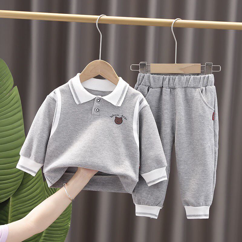 童装男童套装春装2023新款夏儿童男宝宝衣服秋1一岁半2帅3洋气4潮