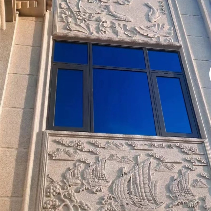 别墅外墙装饰浮雕画中式浮雕画欧式浮雕画窗户中间浮雕画雕刻画