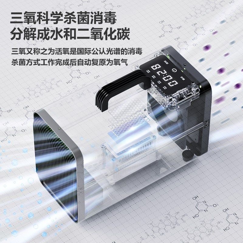 飞立家用空气消毒机防疫杀菌臭氧发生器净化除味快递非消毒喷雾枪
