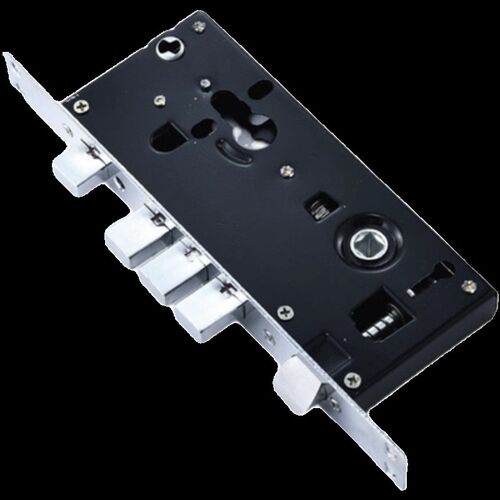 不锈钢门管子门锁240长木门防盗门锁体铝合金门窄锁体75宽小锁体