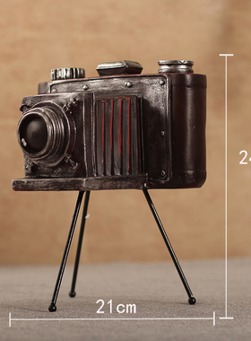 照相机复古模型工艺品创意酒吧摆件橱窗陈列美式软装饰品拍摄道具