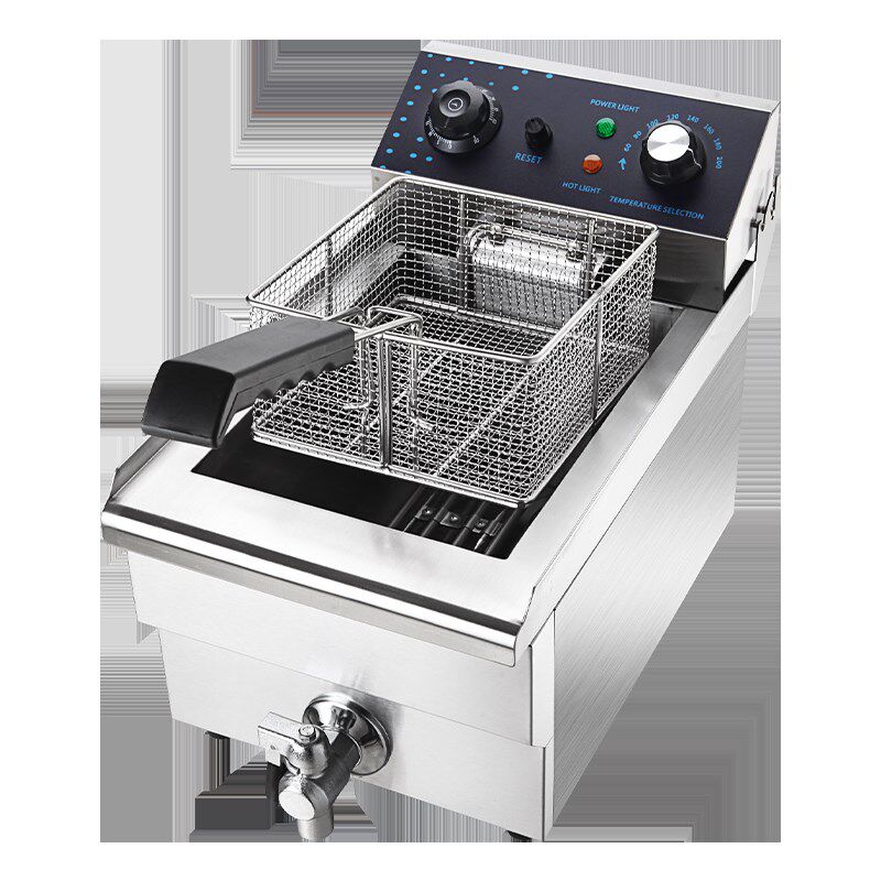 魅厨zf-101油炸锅商用加厚单缸20L炸鸡油条薯条机器电炸炉电炸锅