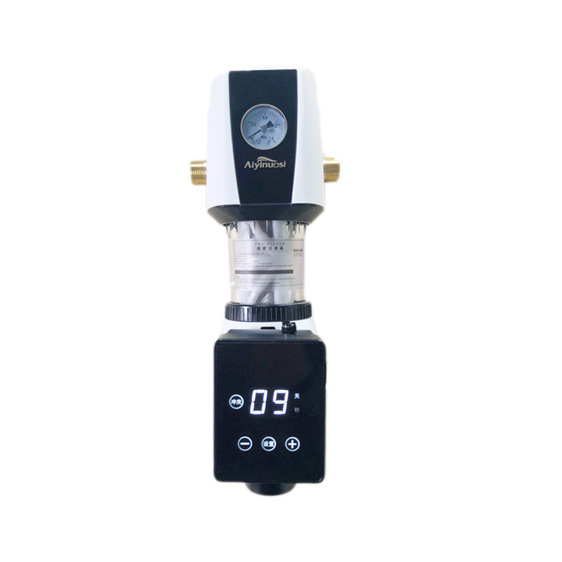 软水大师AQ-15旋流前置过滤器虹吸直冲反洗冲洗家用全屋过滤器
