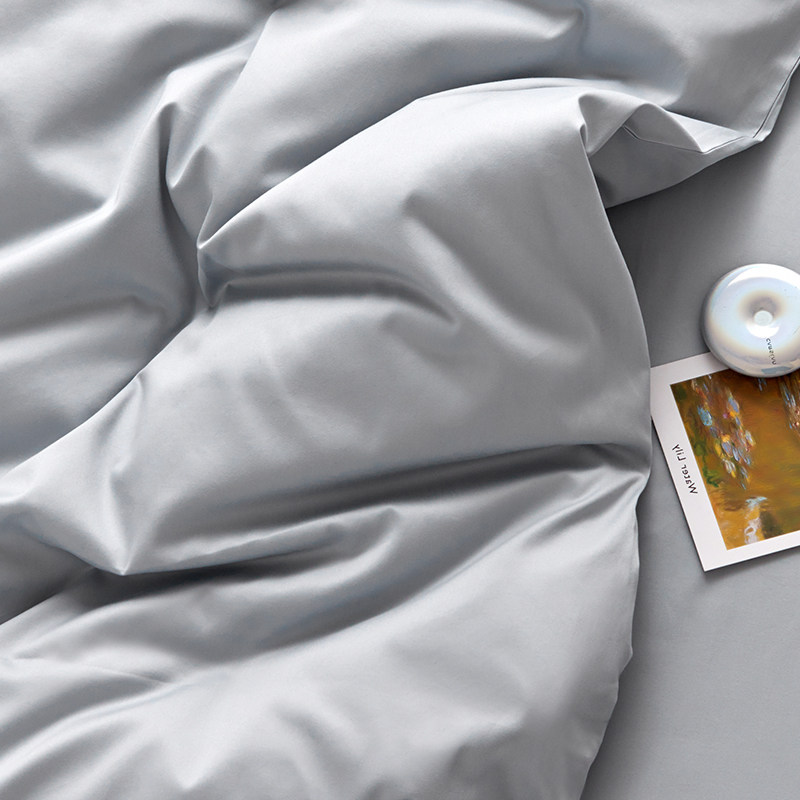 100s全棉纯棉贡缎埃及长绒棉1.5/1.8/2米m羽绒被被套被罩床单单件
