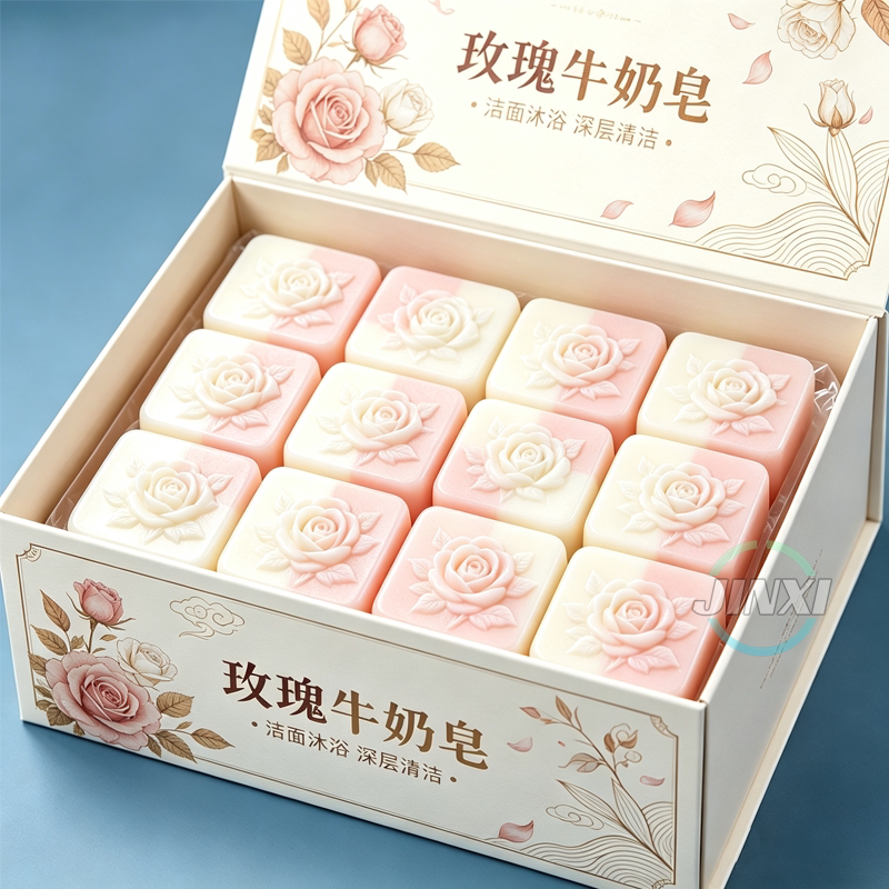 玫瑰牛奶手工香皂持久留香