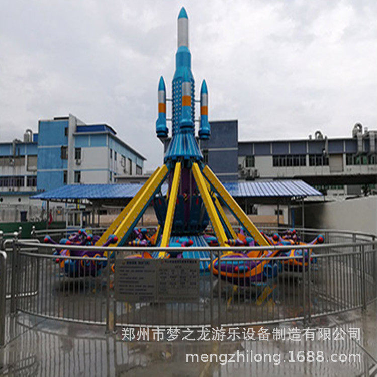 安徽蚌埠公园广场8臂自控飞机游乐场赛车飞机新颖游乐设备厂