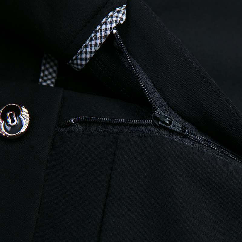 春款弹力宽松显瘦黑色大码西装休闲短裤女中年妈妈外穿打底五分裤