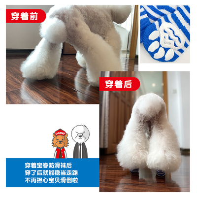 宝眷狗狗袜子猫咪脚套不掉防抓脚防脏防滑套保护套鞋套小狗宠物鞋