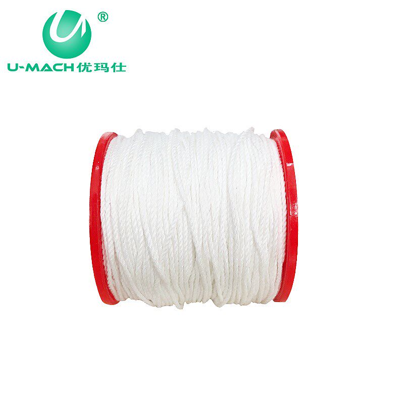 优玛仕装订棉线蜡线财务装订机使用耗材 60*60mm 米白色一卷装结