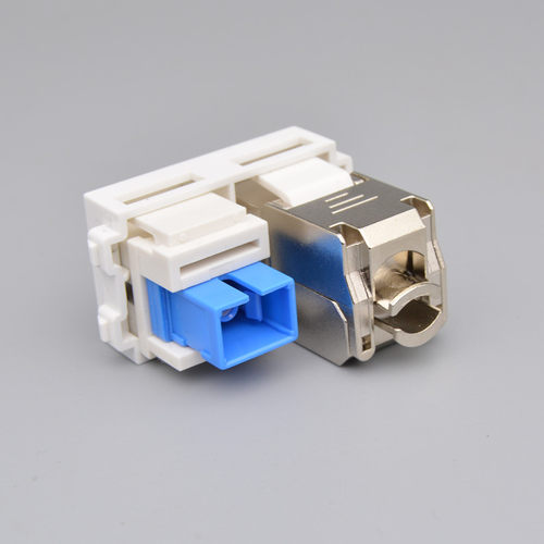 双孔超六类网线光纤模块128型千兆屏蔽网口电脑线耦合器面板模块