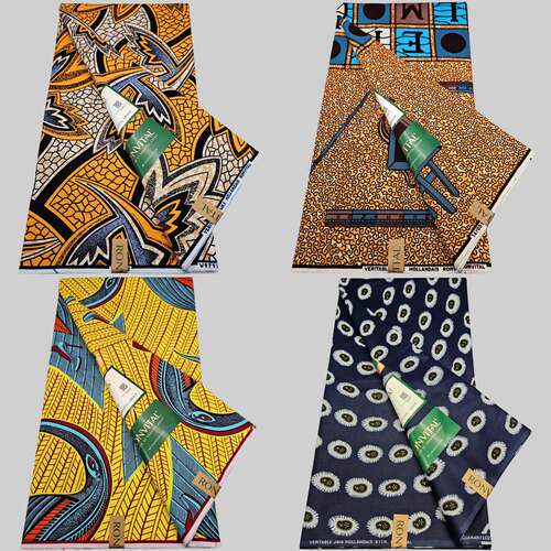 African wax Ankara print traditional  fabric非洲蜡染布棉布料