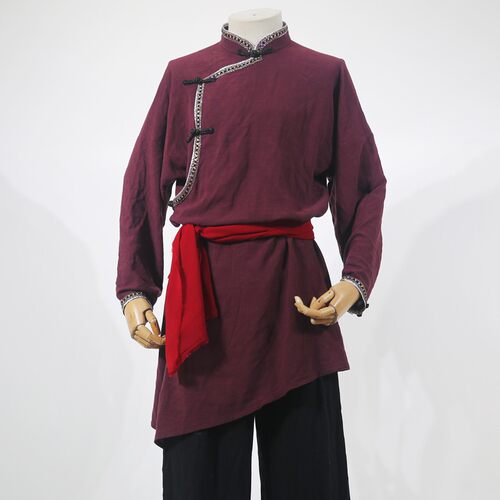 开襟筷子舞蹈服装/蒙古舞赞歌沙漠表演出服草原男生鸿雁2021新款