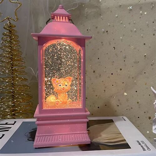 音乐盒礼物儿童可爱摆件公主水晶球女童生日礼品小女孩夜灯八音盒