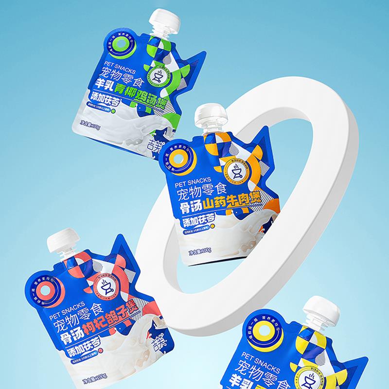 吉芙宠物零食补水汤包成猫幼猫营养湿粮猫咪用肉汤罐头拌猫粮100g