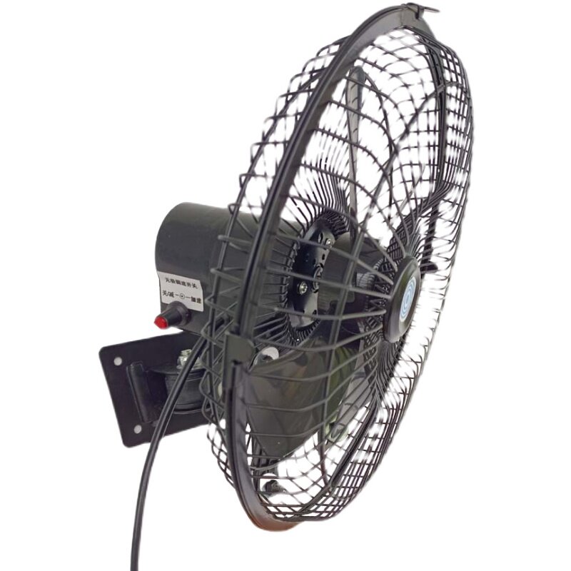 12V24V直流壁扇电动车货车车载10寸壁扇吊顶扇船用24V插头电风扇