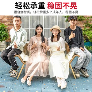 莫家北欧户外沙发双人庭院露台藤编沙发椅小户型轻奢网红室外沙发