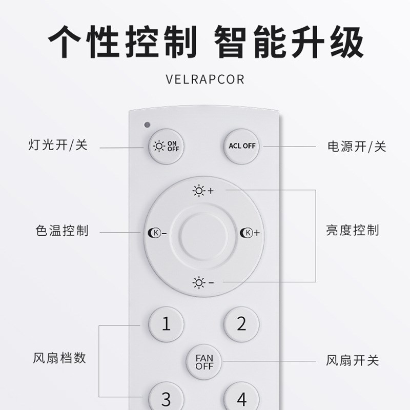 新款e27螺口风扇灯可折叠家用遥控 无极调光大风力迷你小型摆摊灯
