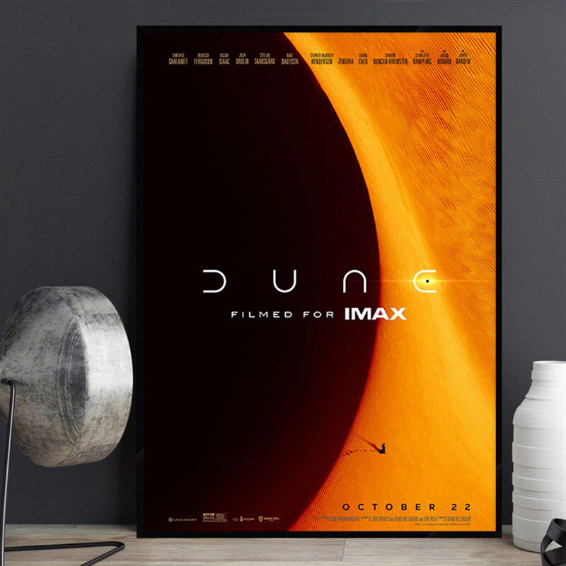 Dune 沙丘 好莱坞科幻电影海报装饰画个性床头挂画主题酒店壁画