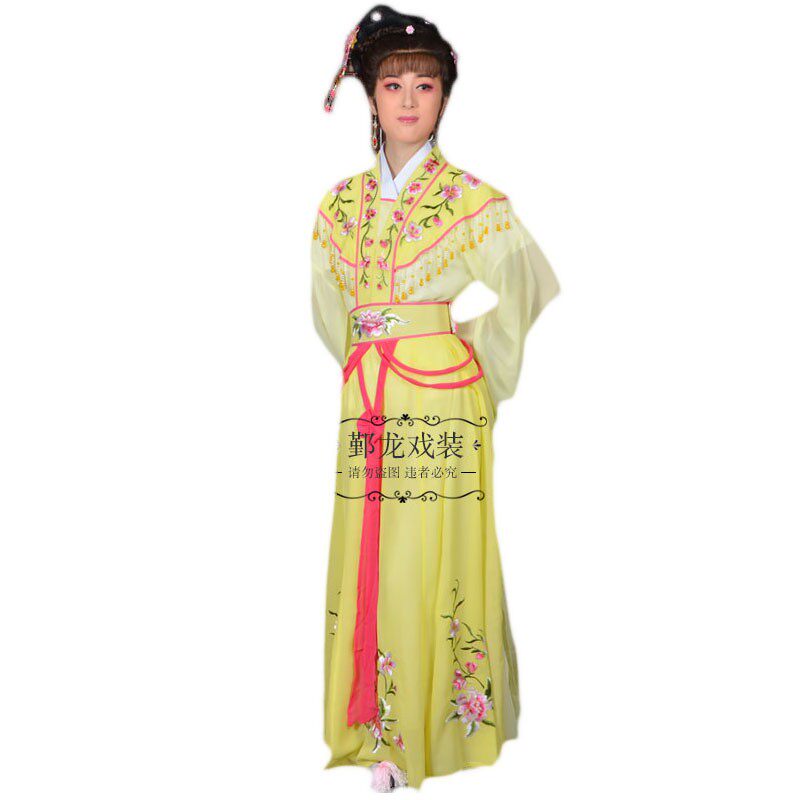 鄞龙小旦花旦女新款戏服越剧黄梅戏戏装戏曲小姐表演演出戏剧服装