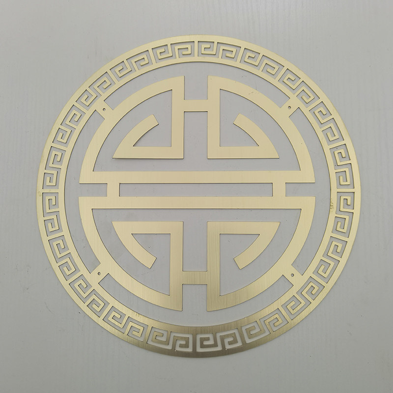 仿古大木门包角纯铜镂空装饰背景墙面客厅挂件中式家具黄铜贴壁画