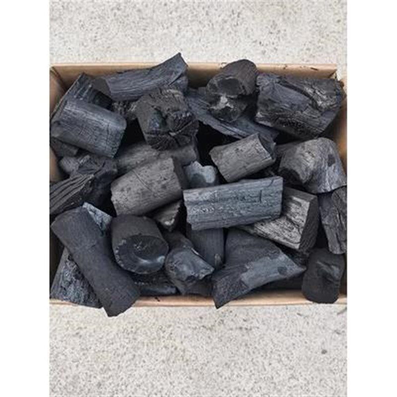 烧烤炭原木碳荔枝木炭家用无烟炭块取暖烤火碎炭10斤果木炭白碳