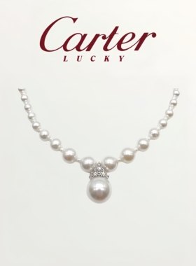 月售500条正圆深海母贝珍珠项链