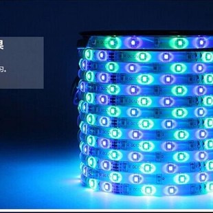 音乐 12V超高亮 LED灯带 3528贴片2835滴胶 跑马灯 RGB七彩灯带