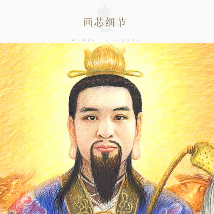 清罡雷祖绢布卷轴挂画 青罡祖师神仙画 复古装饰画丝绸画来图定制