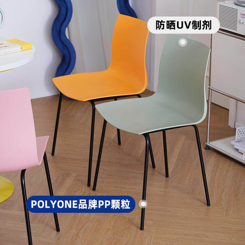 餐椅简约家用加厚靠背塑料椅子商务洽谈椅会客椅商用餐厅餐桌椅子