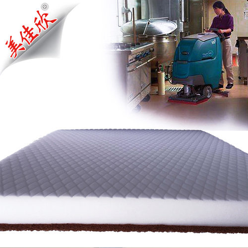 14*20inch 10kgs压缩纳米海绵方形百洁垫 洗地机刷盘密胺打磨垫