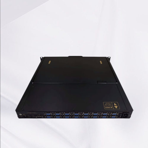 kvm切换器LED屏幕16进1出机架19寸高清视频切屏器