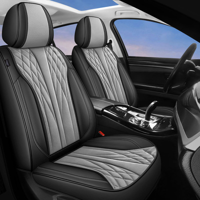 24年Car seat cover新款座垫皮款全包座垫四季通用座套批发亚马逊