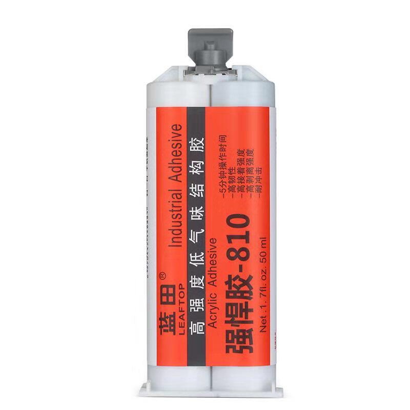 蓝田810+配套胶枪套餐 ab胶强力胶胶水粘陶瓷塑料金属万能胶代替