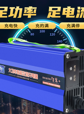 优信电动叉车充电器12V24V10A15A20A30A伏液压堆高车升降机洗地机