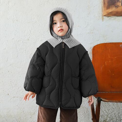 宝宝羽绒服中长款2024冬季新款儿童羽绒服女童中小童装[送帽子]