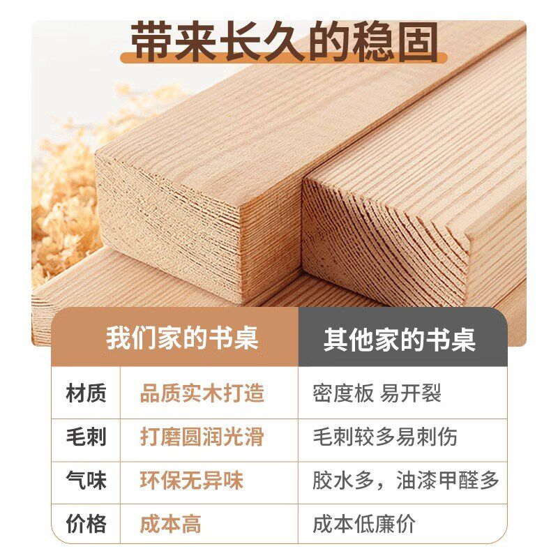 实木折叠桌儿童学习桌卧室家用电脑桌简易办公桌子便携式折叠餐桌